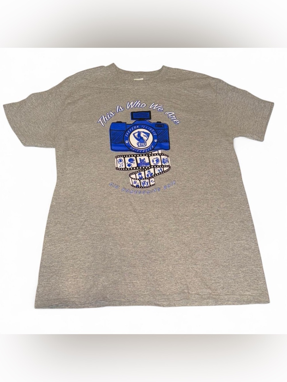 Gray Graphic Camera T-Shirt - 'This Is Who We Are'